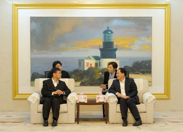 增進合作、共謀發(fā)展———常石舟山董事長拜訪舟山市長